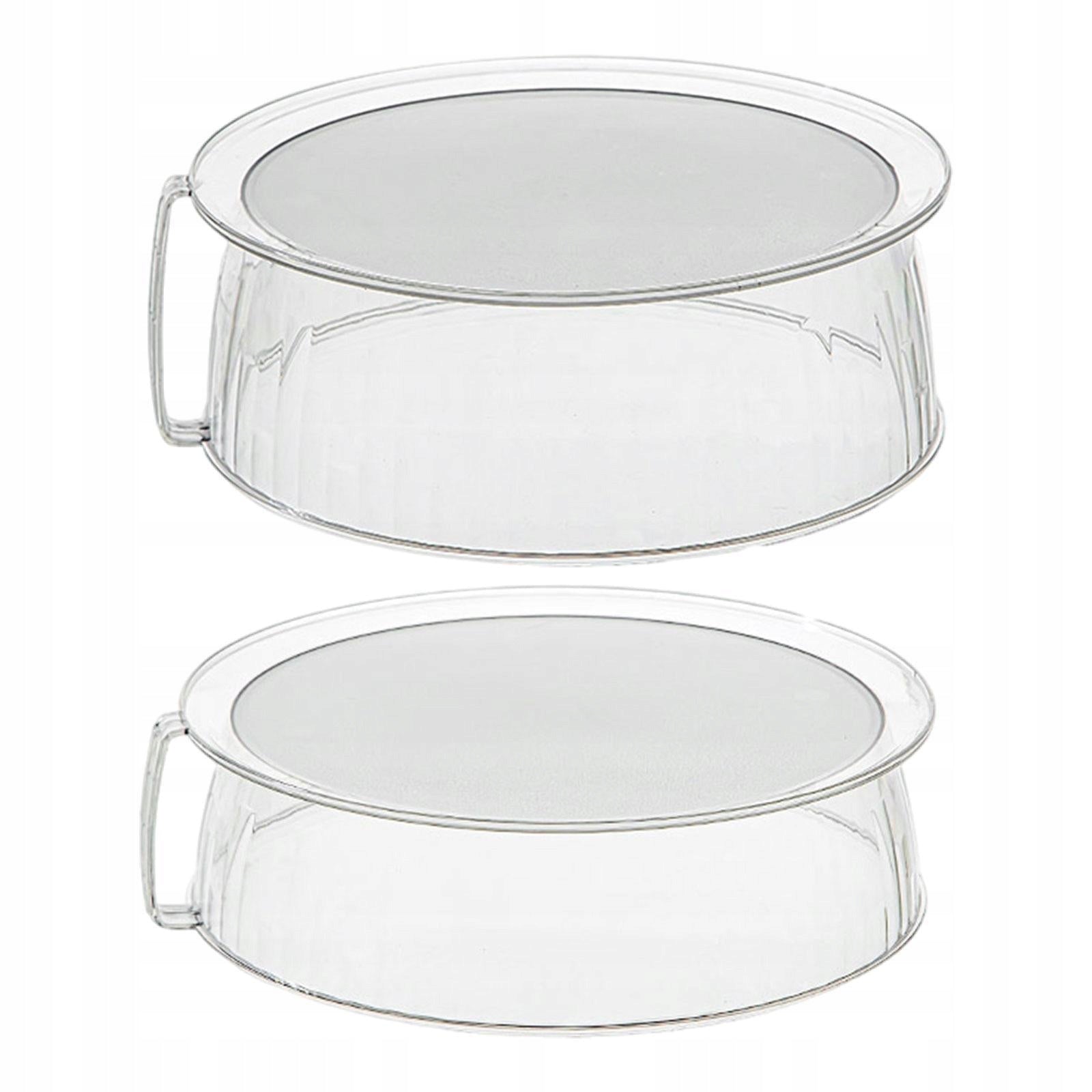 2Pcs Microwave Food Cover 10 in Comfortable to Use Transparent Microwave