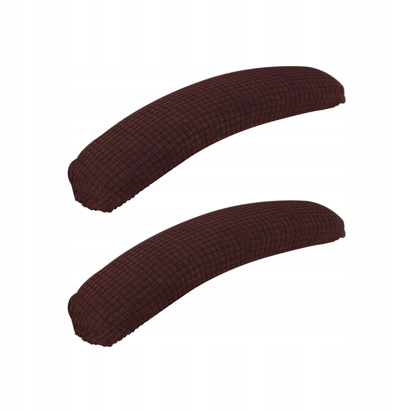2Pcs Office Chair Armrest Cover, Universal, Dustproof, Easy to Clean, Brown