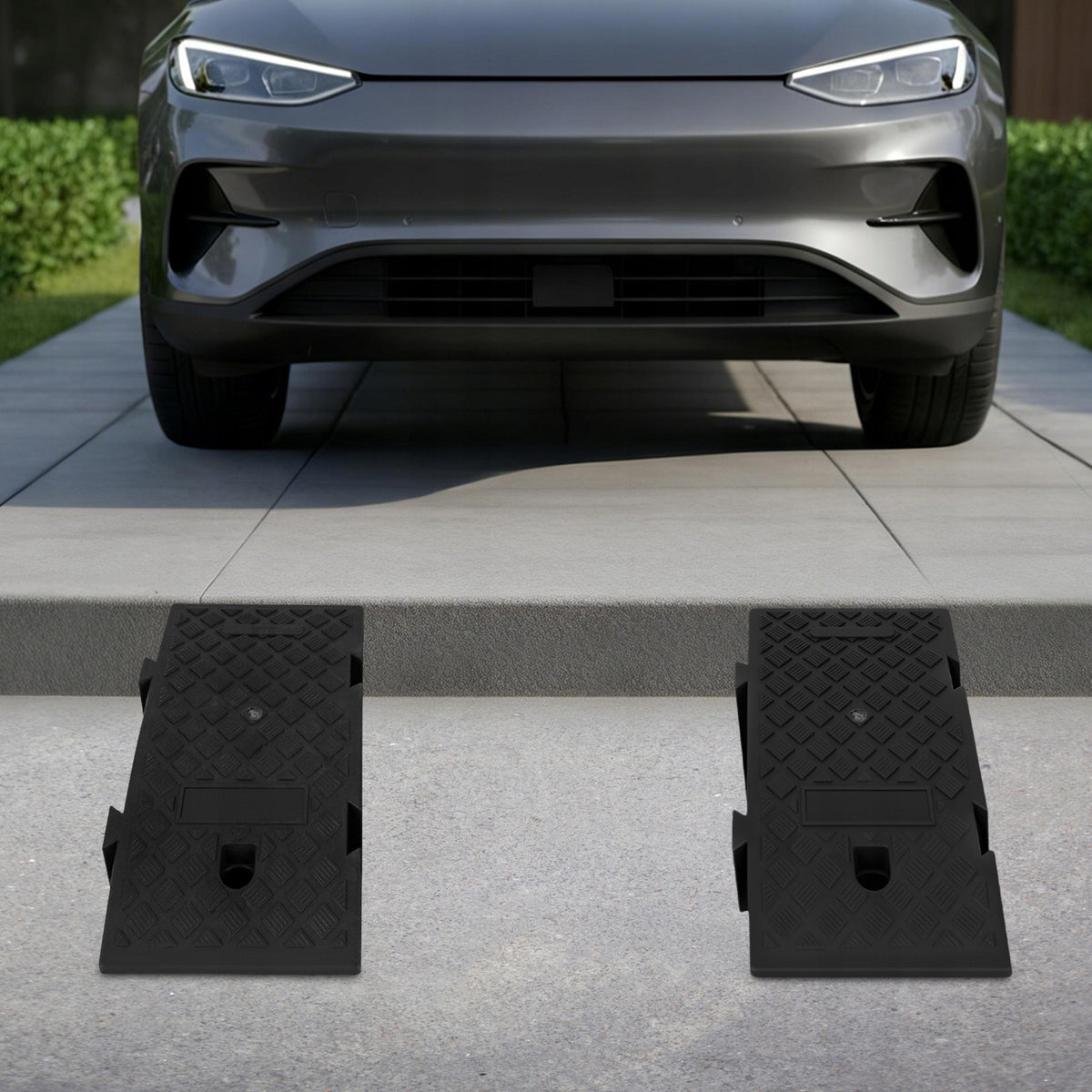 2Pcs Portable Non-Slip Plastic Load Ramp,Car Service Ramps Brand no brand