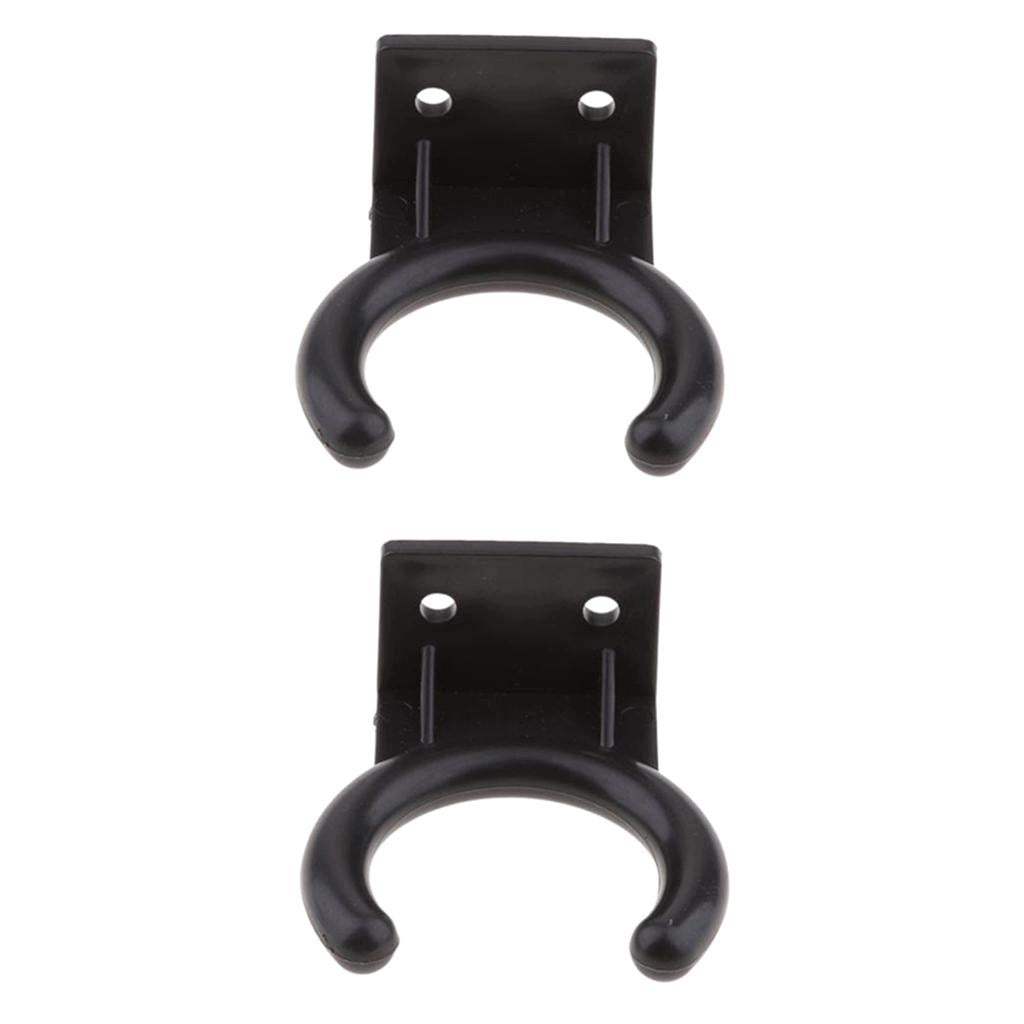 2Pieces Universal Microphone Hook Holders Wall Stands Hanger