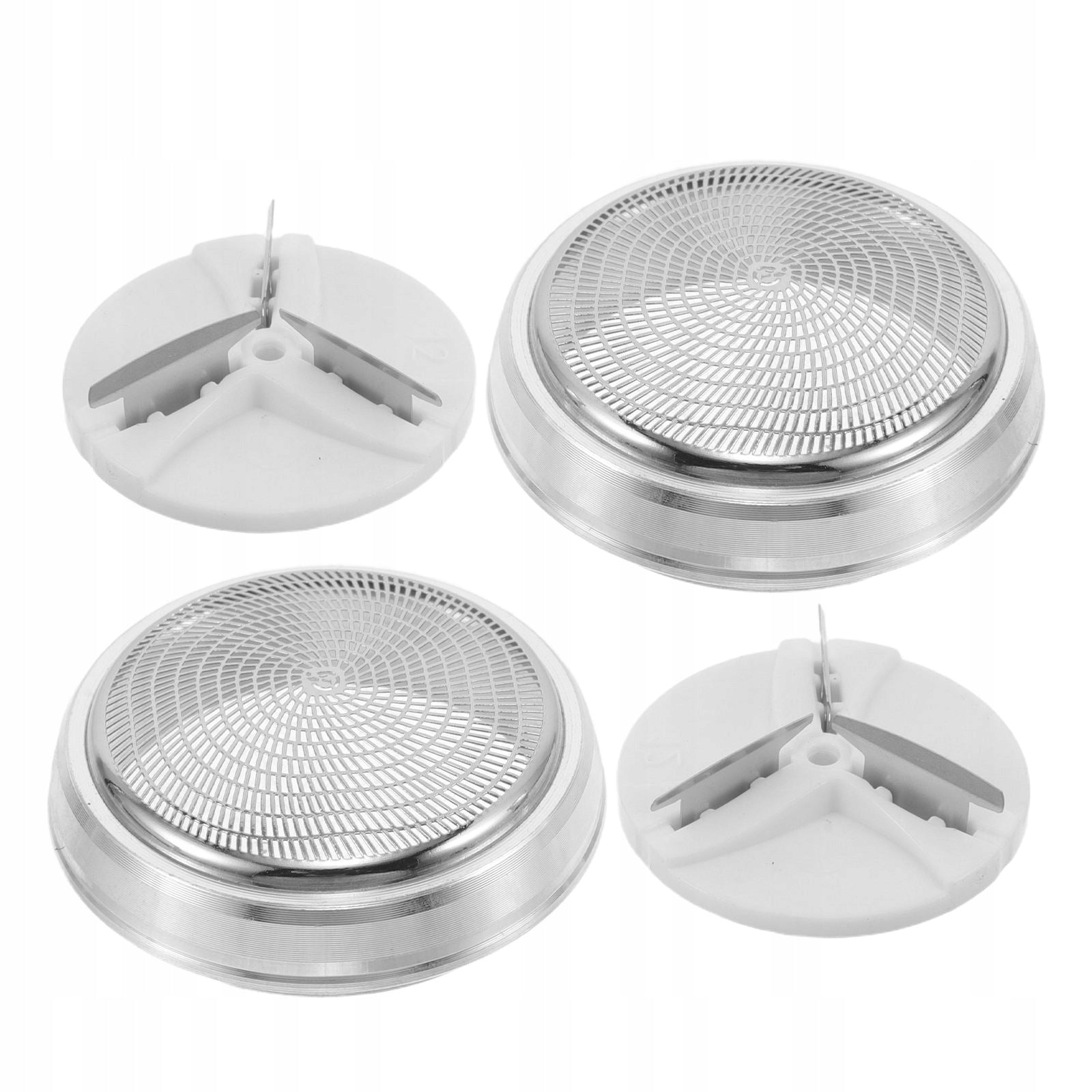 2SETS SILVER SHAVER CUTTER ASSEMBLY FOR SID ROTARY ELECTRIC SHAVER