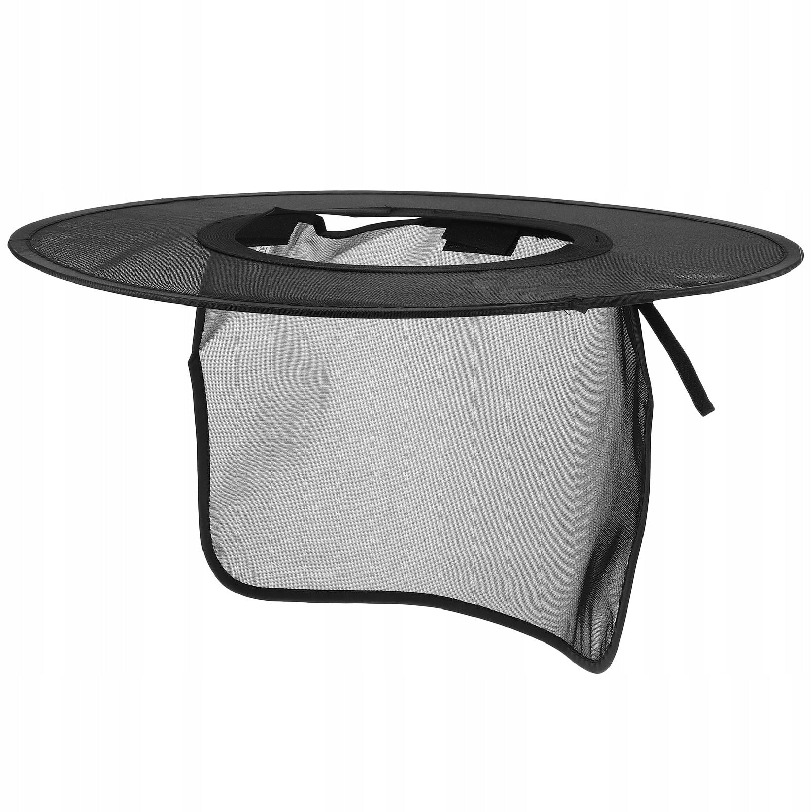 2SZT CZARNA PRZECIWSŁONECZNA OSŁONA NA KASK Z SIATECZKĄ Color black