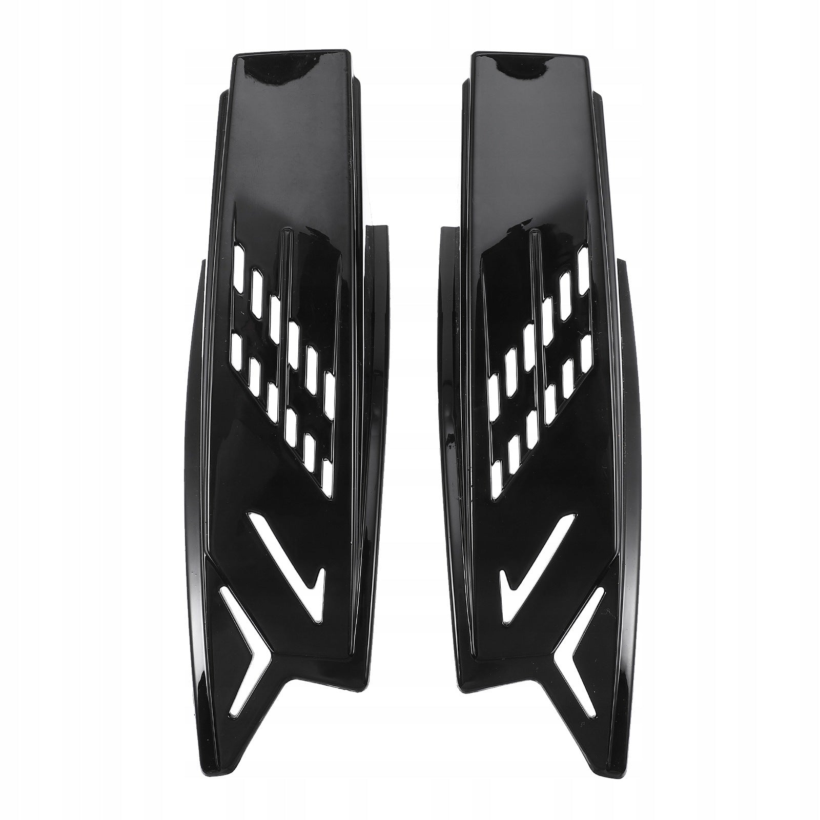 2SZT CZARNY ZESTAW ROGÓW DO KASKU MOTOCYKLOWEGO ABS