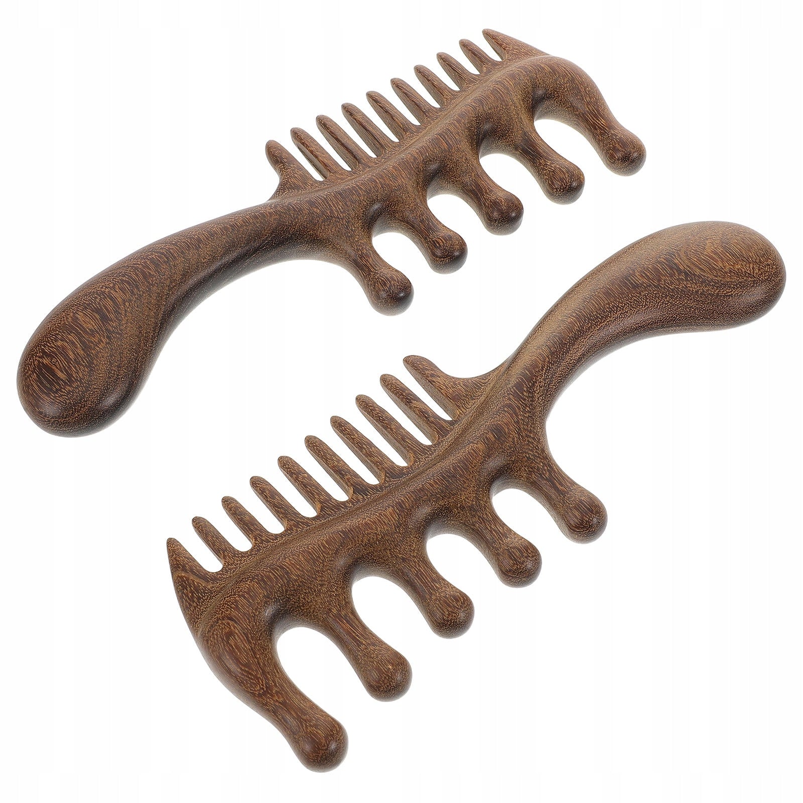 2SZT DREWNIANY GRZEBIEŃ GUA SHA DO MASAŻU SKÓRY GŁOWY I RELAKSU Manufacturer code NA