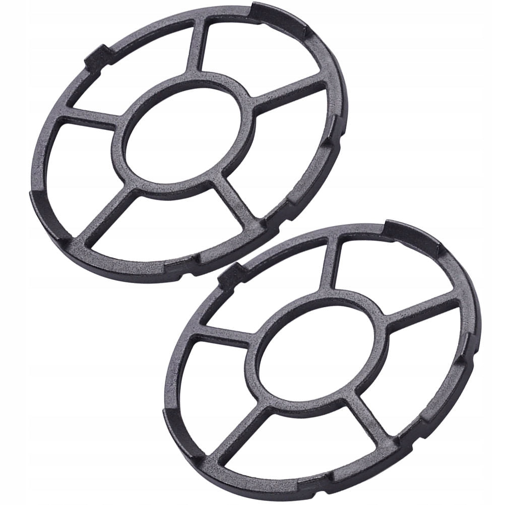 2SZT KUCHENNY WOK RING Z ŻELIWA ANTYPOŚLIZGOWY DO GAZOWEGO PALNIKA Dominant color black