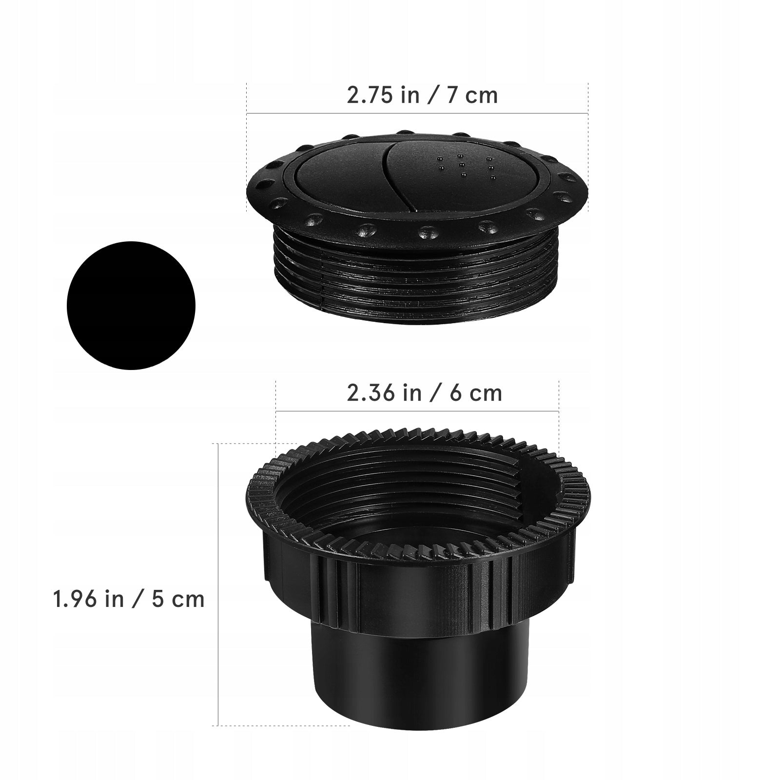 2SZT PRAKTYCZNE KRATKI WENTYLACJI KABINY DO AUTA I KAMPERA Manufacturer code 10275221