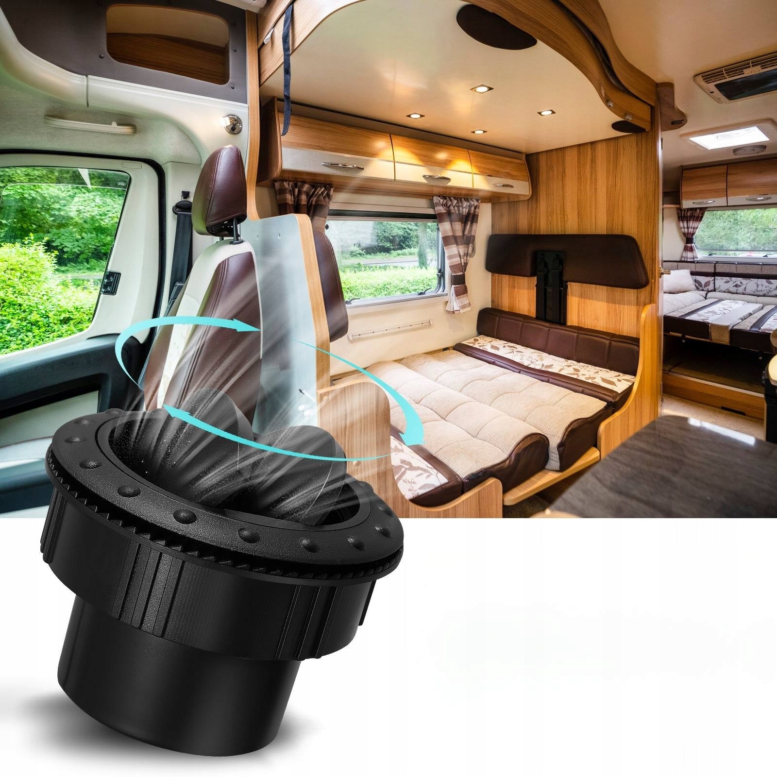 2SZT PRAKTYCZNE KRATKI WENTYLACJI KABINY DO AUTA I KAMPERA Model 30825663