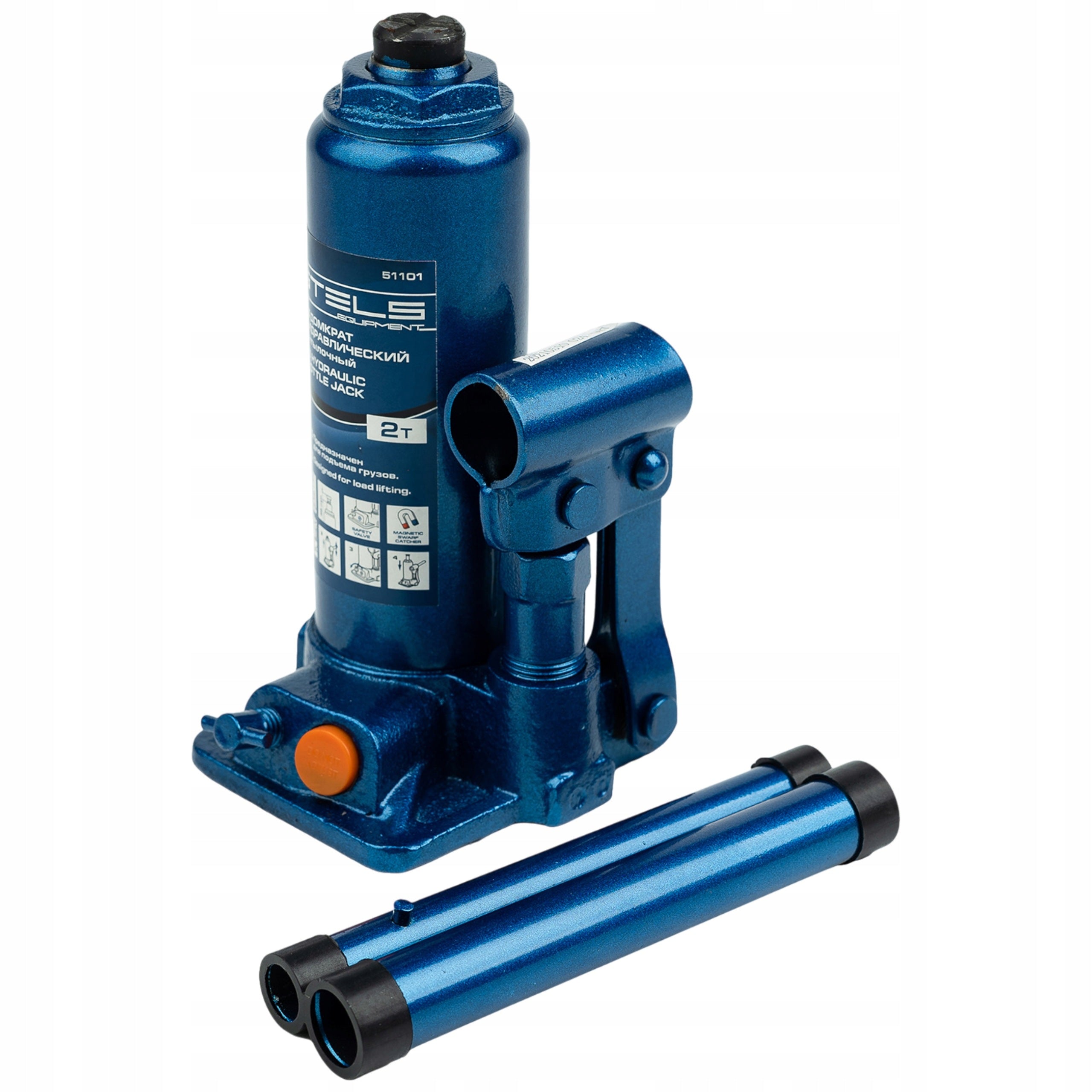 2T 181-345 MM BOTTLE HYDRAULIC LIFT FOR CAR WITH STELS VALVE
