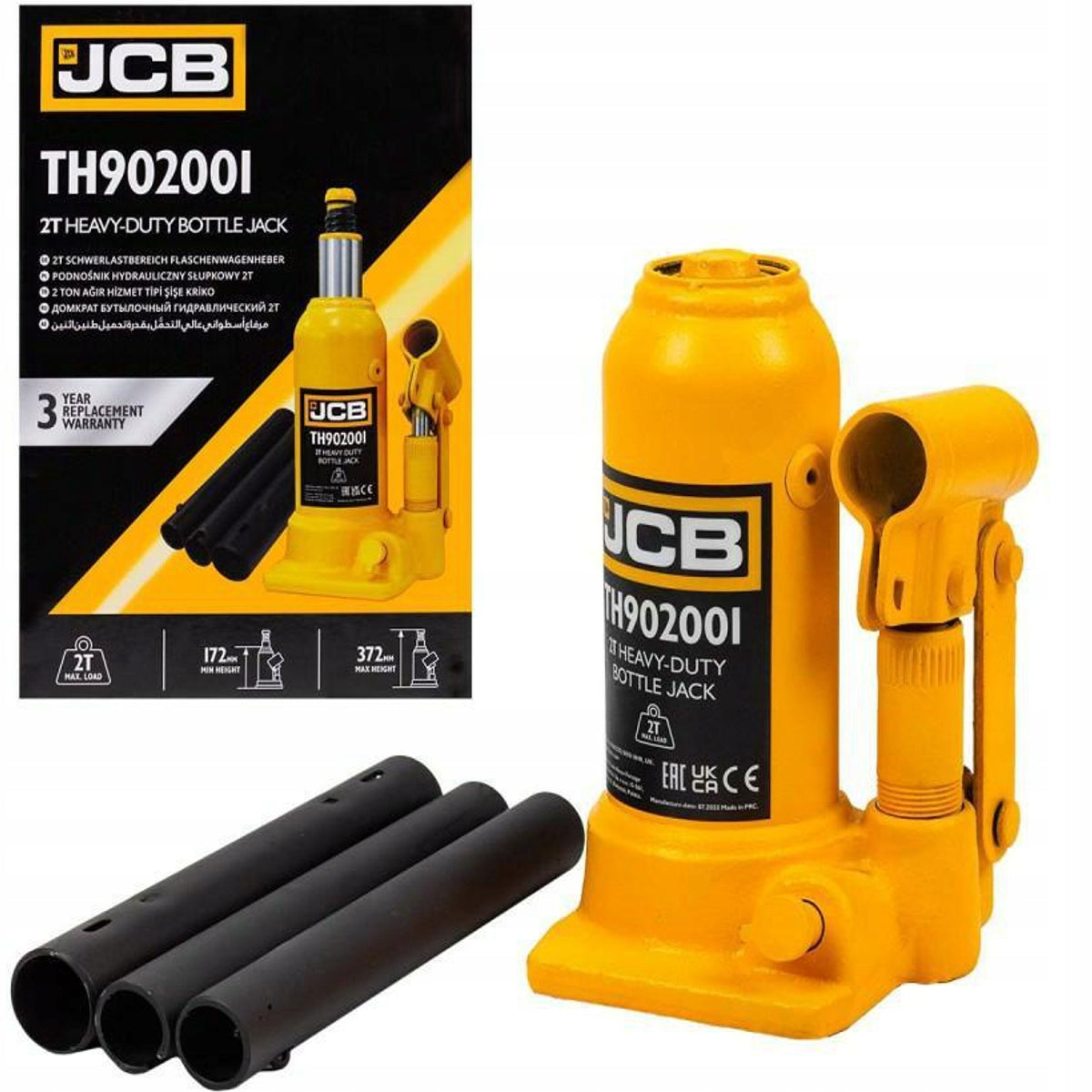 2T JCB Car Workshop Hydraulic Bollard Lift