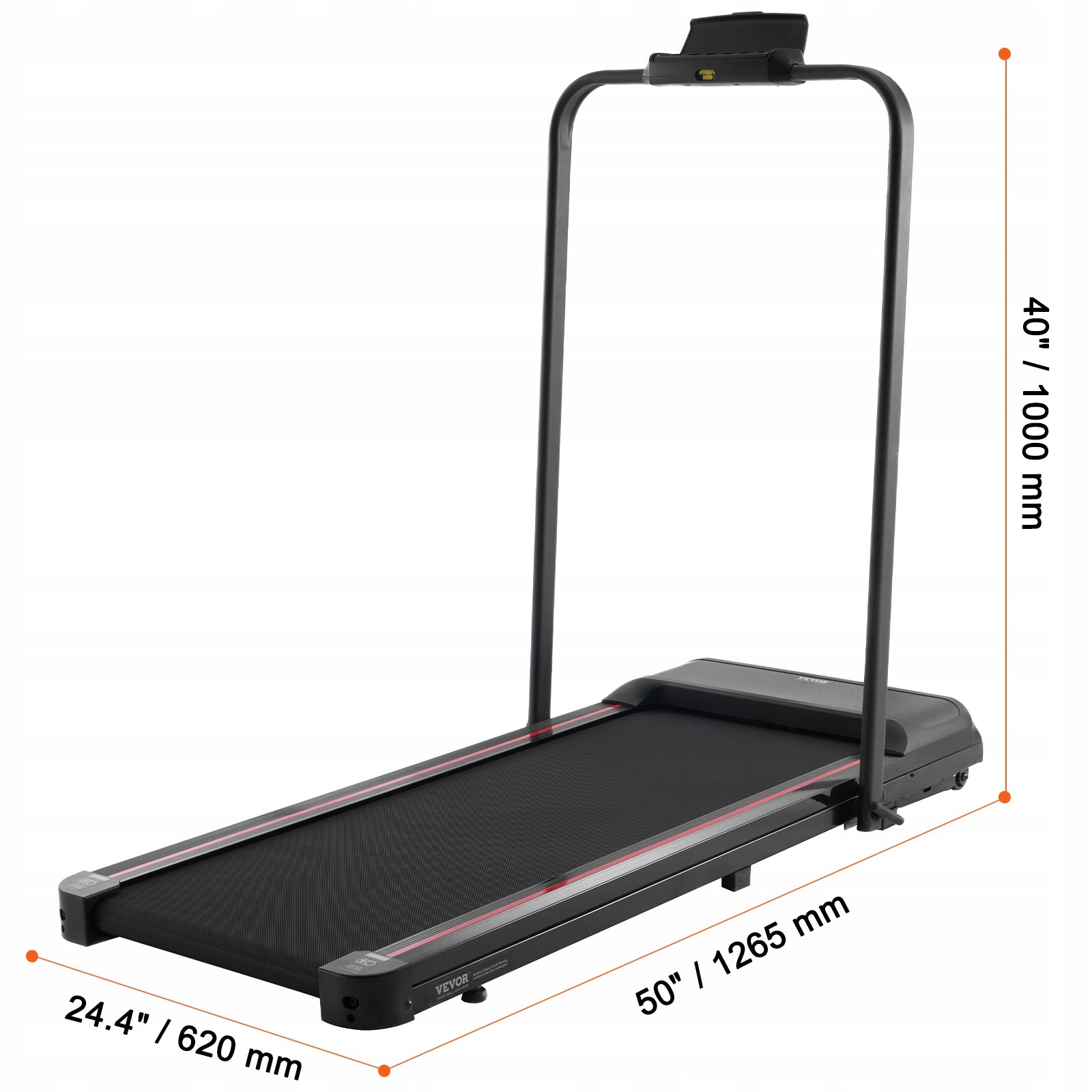 2W 1 2,5HP Folding Treadmill Load Capacity 120KG 1-12KM/H With LED Display EAN (GTIN) 197988575405