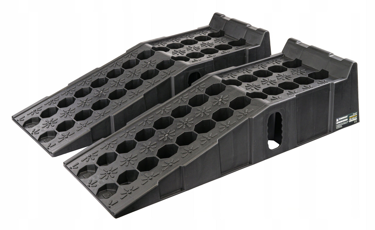 2X 2 PCS CAR RAIDS WORKSHOP PLATFORM RAMPS 8 TONS!! + COVER Brand Powermat