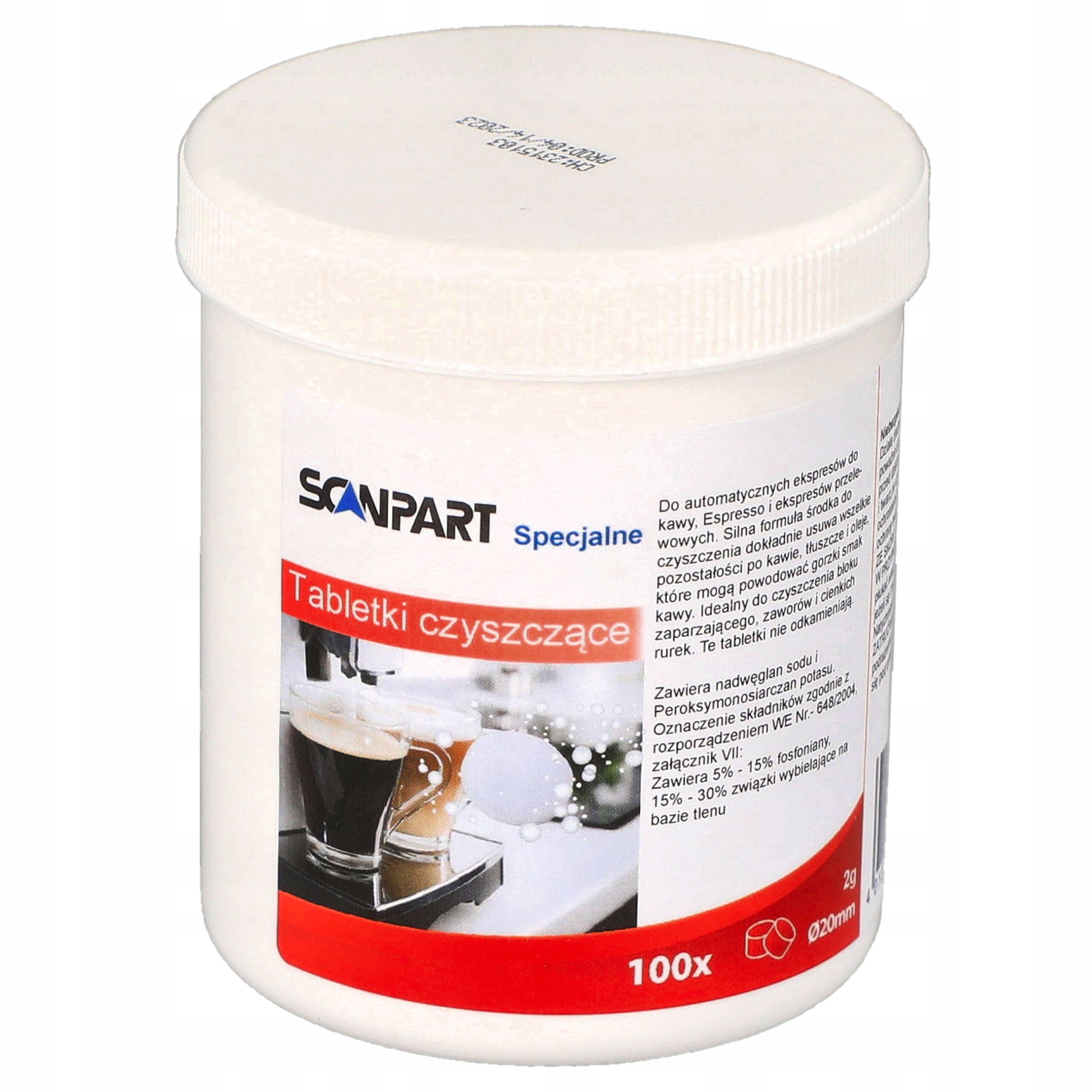 2X 2x Cleaning tablets for professional coffee machines Scanpart 100 s Kind cleaning agent