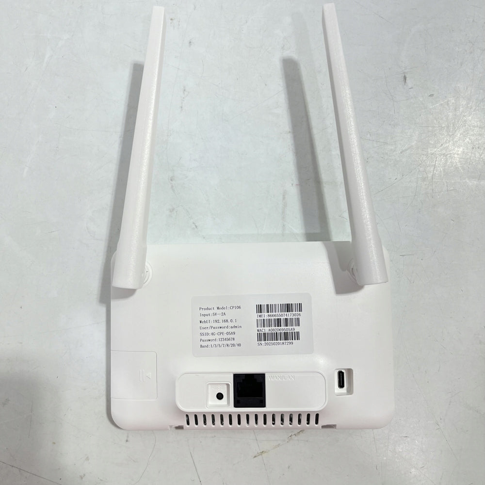 2X 4G LTE HOME ROUTER WITH SIM CARD UP TO 300 MB/S WIFI MULTIBAND