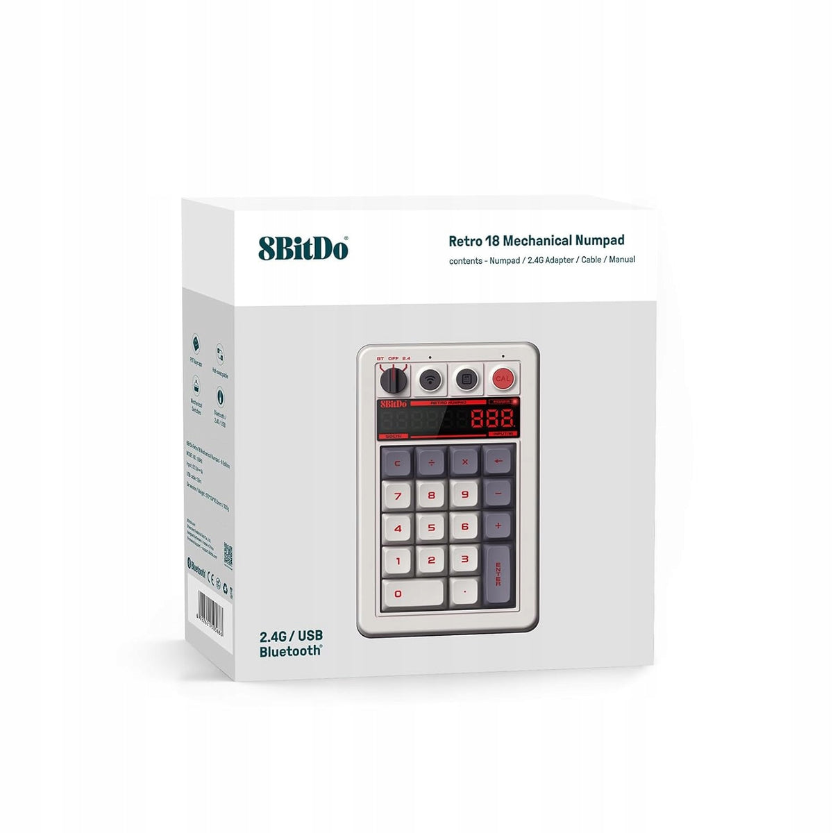 2X 8BitDo Mechanical Numpad and Calculator N Ed. Manufacturer 8bitdo