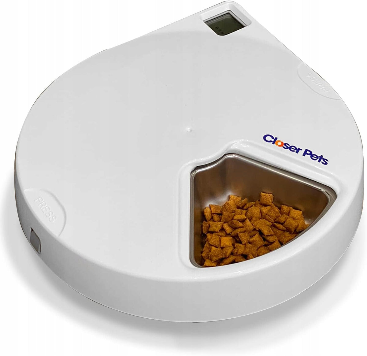 2X AUTOMATIC FEEDER 5 CHAMBER TIMER WITH STEEL BOWLS