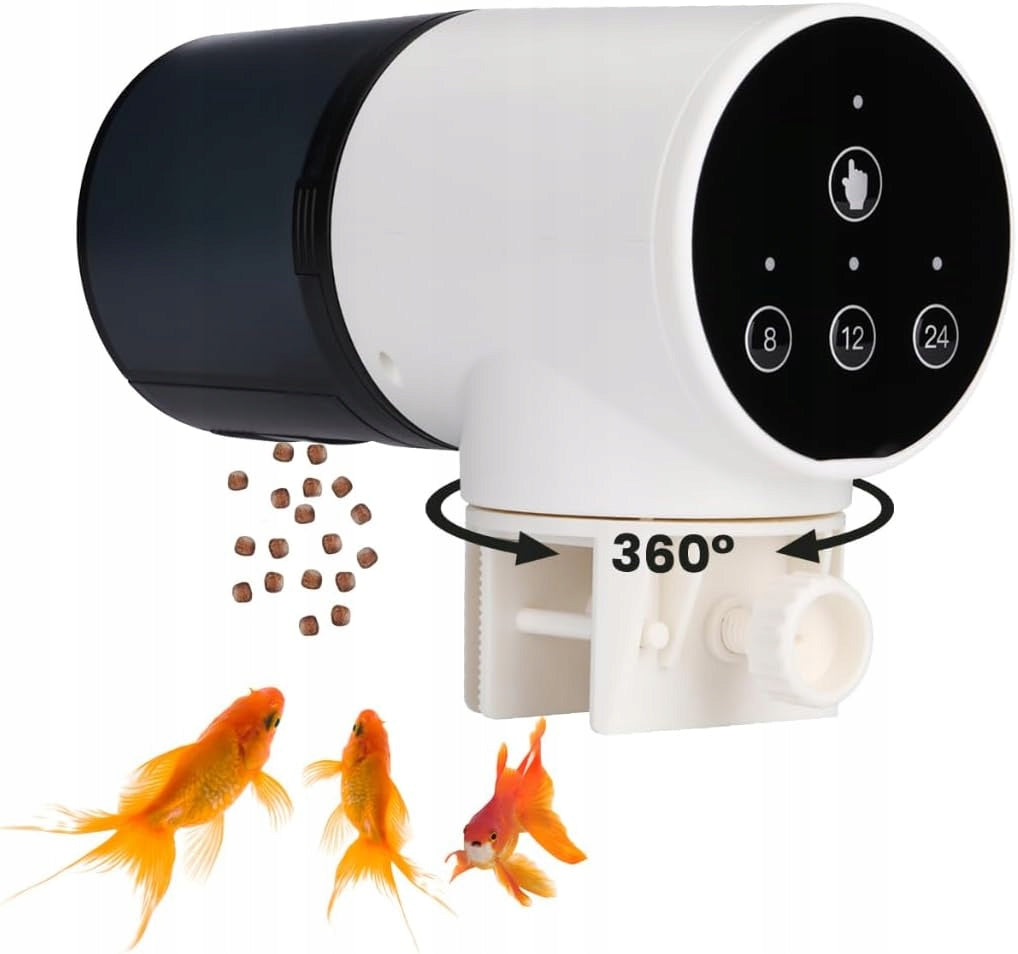 2X AUTOMATIC FISH FEEDER LCD 200ML TIMER