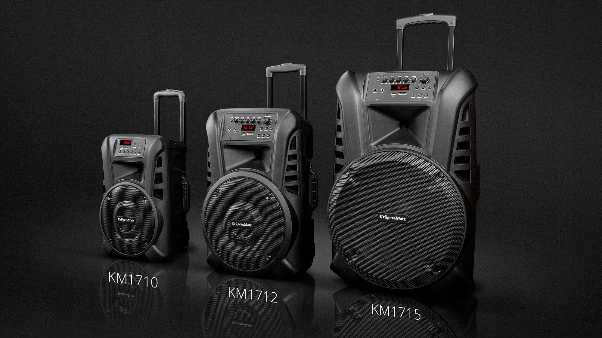 2X Active loudspeaker Kruger&Matz KM 1712 Brand Kruger&Matz