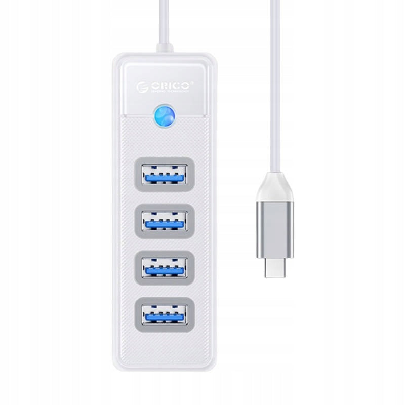2X Adapter Hub USB-C to 4xUSB 3.0 Orico 5Gbps 15cm