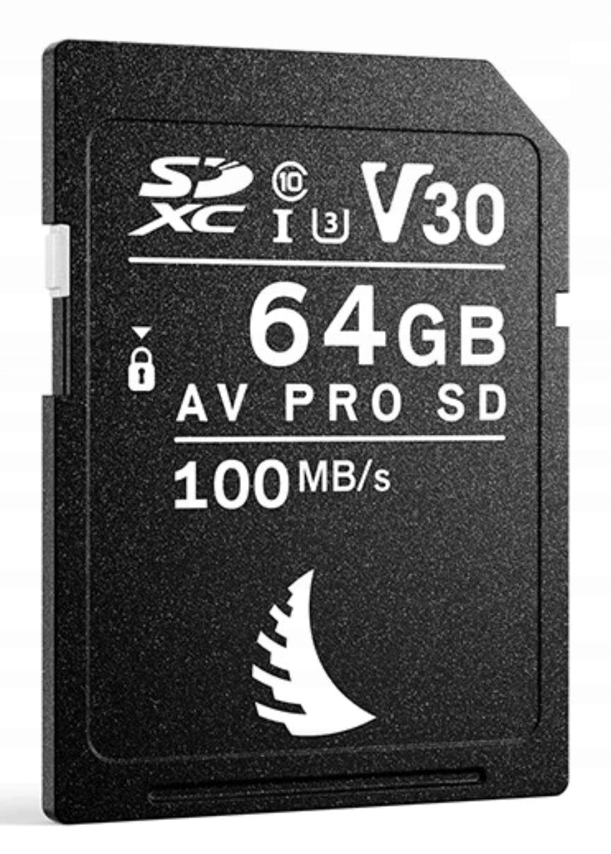 2X Angelbird SD Card 64GB AV PRO SDXC MK2 V30 100MB/s
