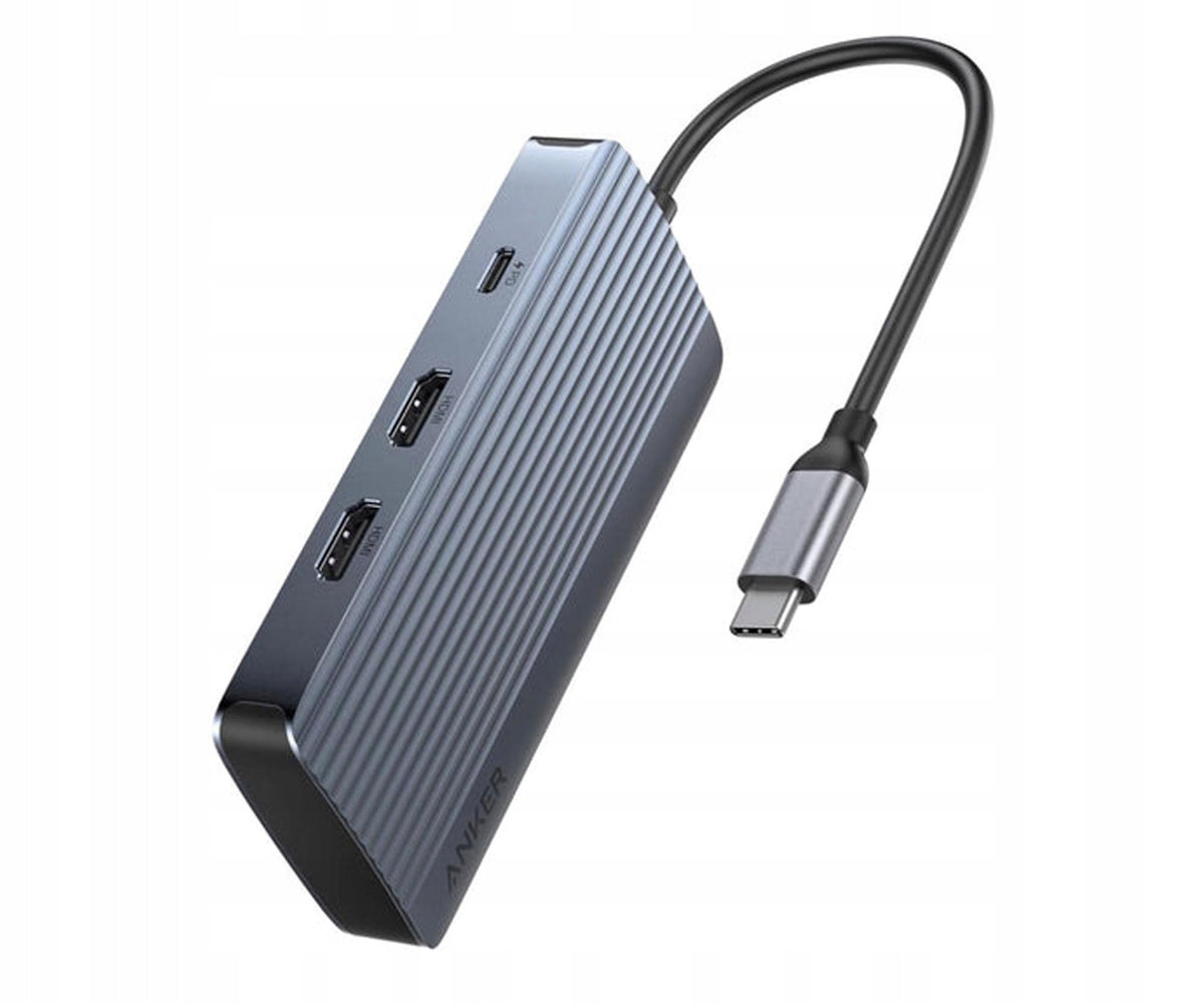 2X Anker USB-C Hub 7-in-1 Dual Display B2C - UN Gray Iteration 1