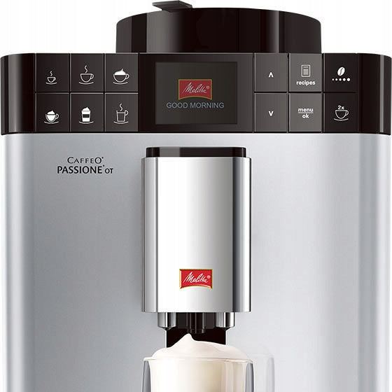 2X Automatic Express Melitta Passione OT F53/1-101 – silver Model Caffeo Passione