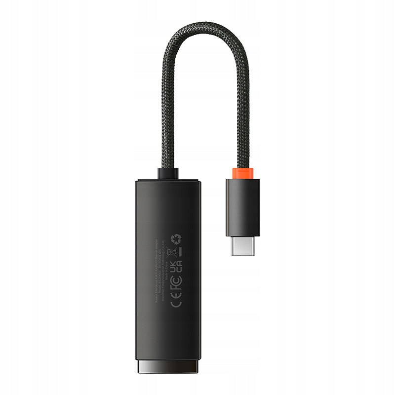2X BASEUS EXTERNAL NETWORK ADAPTER USB-C TYPE C TO RJ-45 LAN 1Gbps Manufacturer Baseus