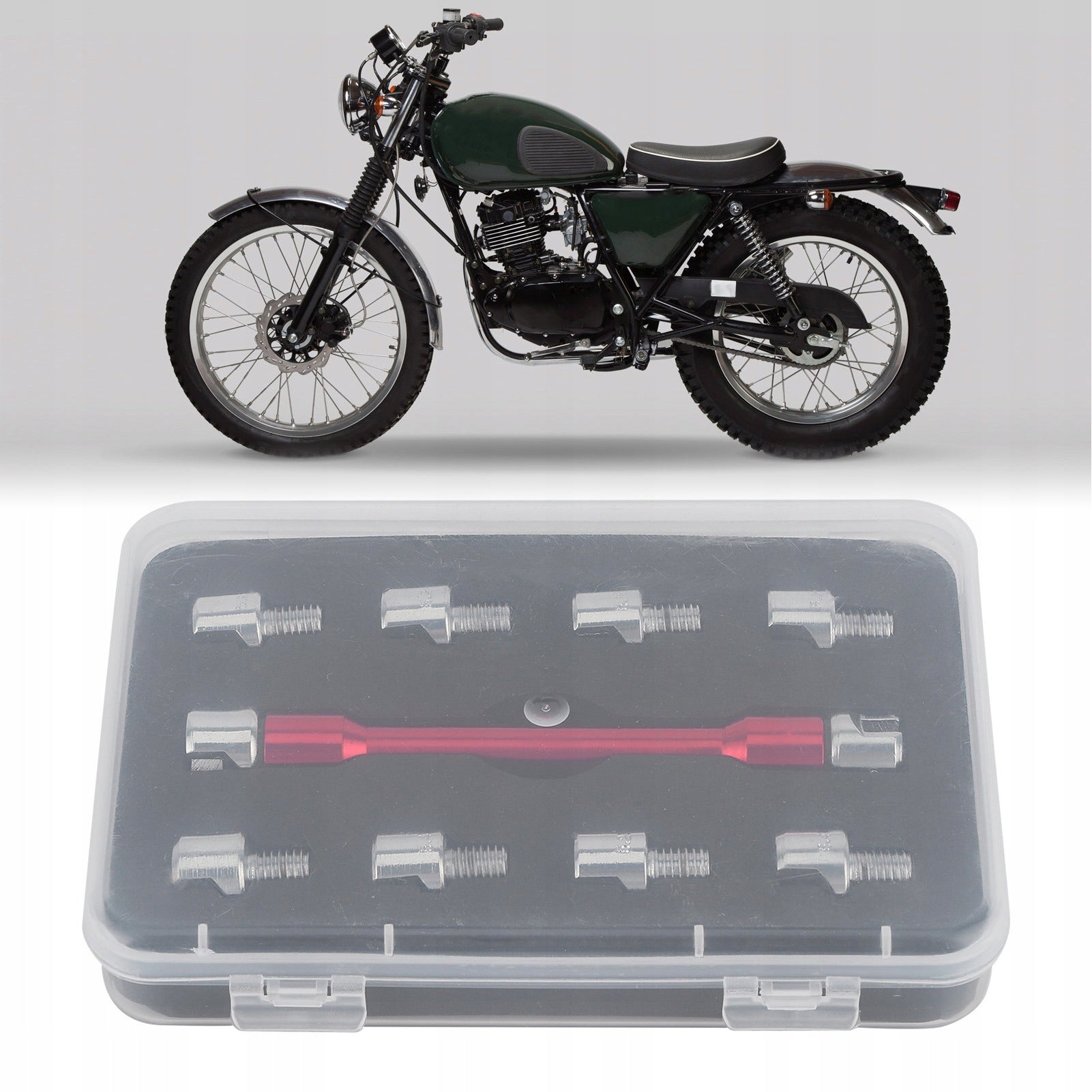 2X BICYCLE WRENCH SET FOR MOTORCYCLE SPOKE NIPPLES 5.0-6.8 12*93MM Manufacturer no brand
