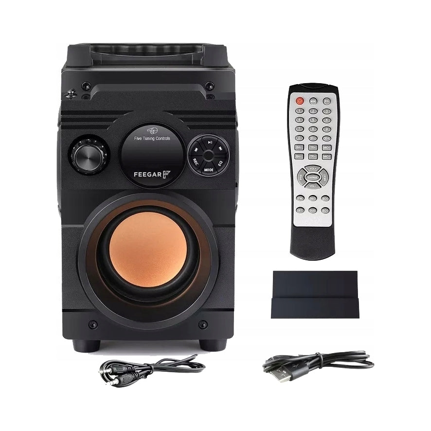 2X BLUETOOTH SPEAKER FEEGAR SHOWJET 30W HIFI KARAOKE 12H 4000MAH RADIO FM U