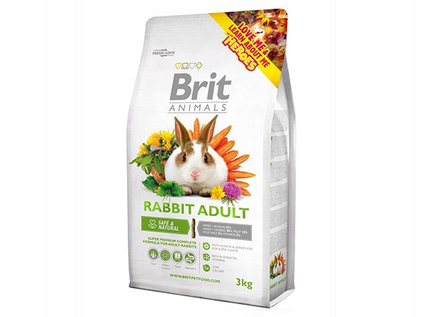 2X BRIT Animals Rabbit Adult Complete 3kg