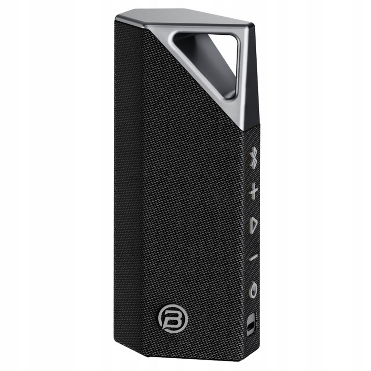 2X BUGANI BRIEF PORTABLE WIRELESS BLUETOOTH SPEAKER 5 IPX7 BLACK SILV