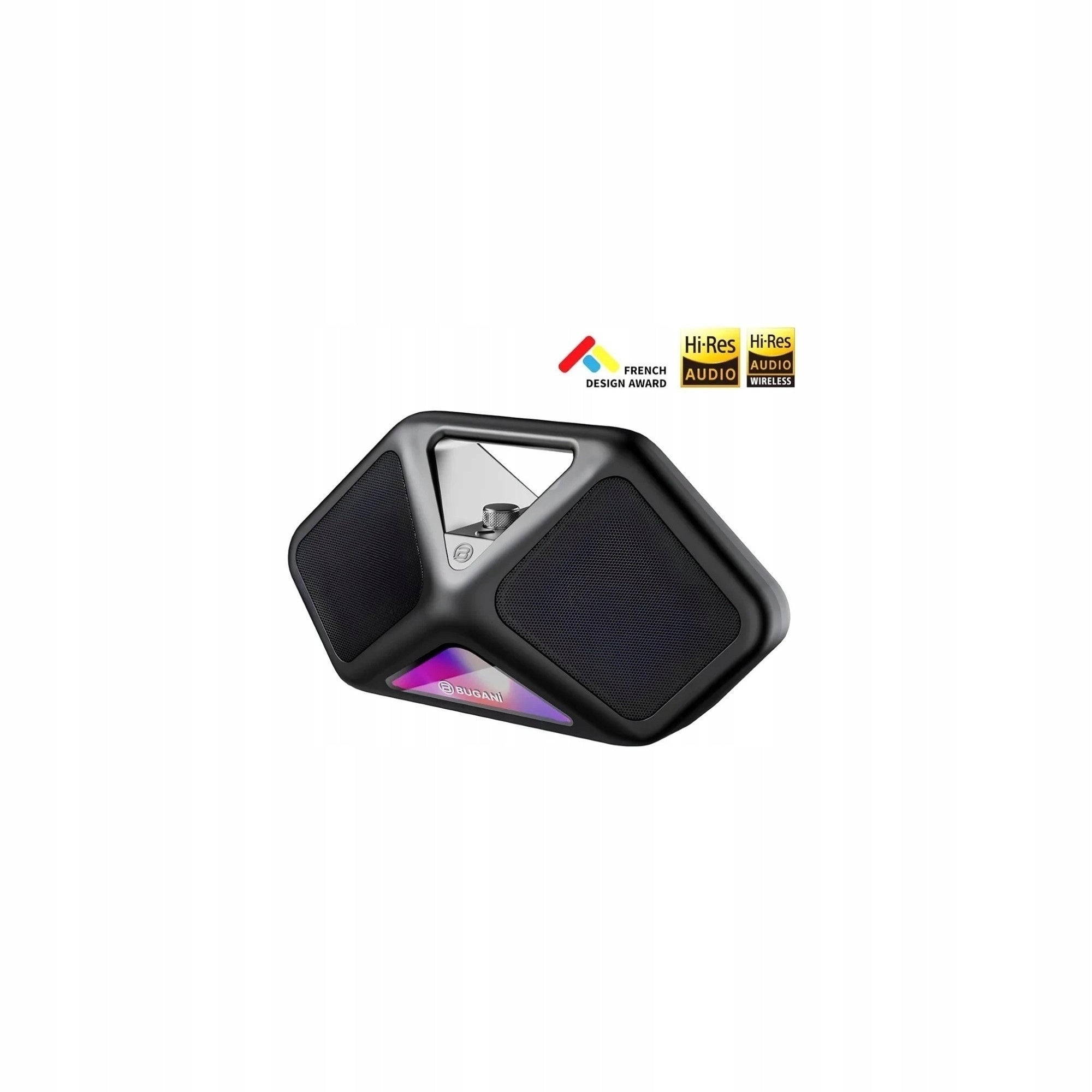 2X BUGANI REFORM PORTABLE WIRELESS BLUETOOTH SPEAKER 5.4 RGB 120W CZA