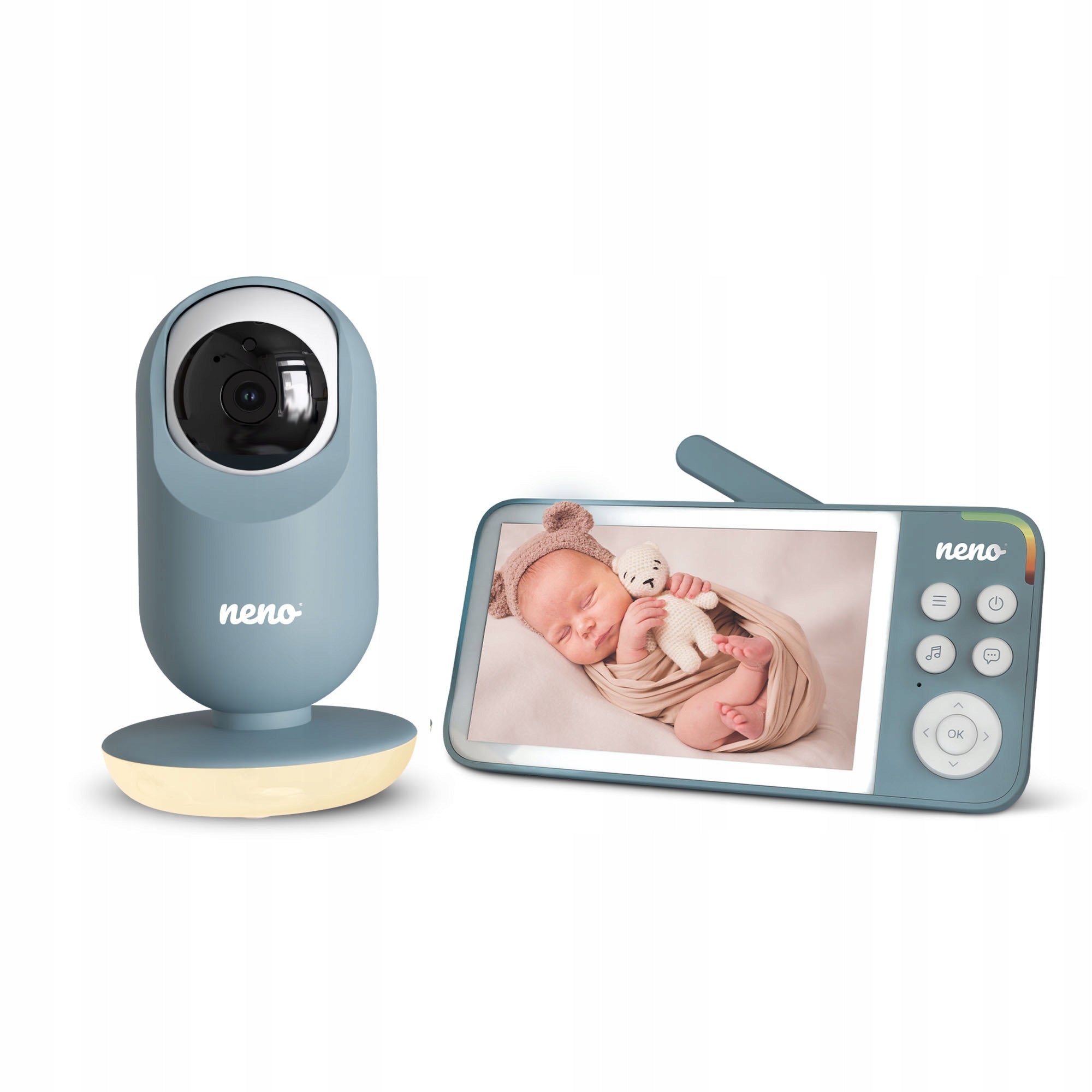 2X Baby Monitor with Wireless Receiver Neno Vedo Blue