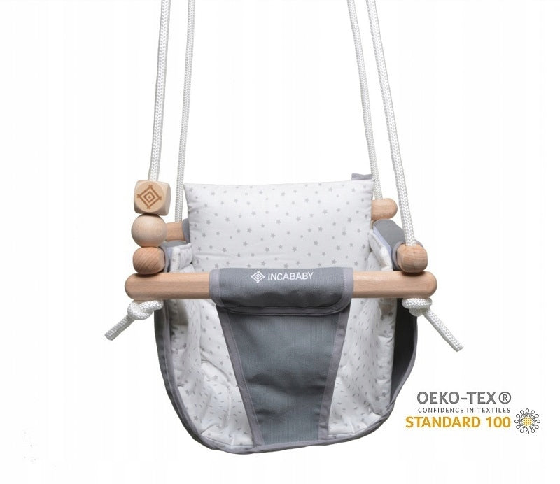 2X Baby Swing Junior Grey - stars