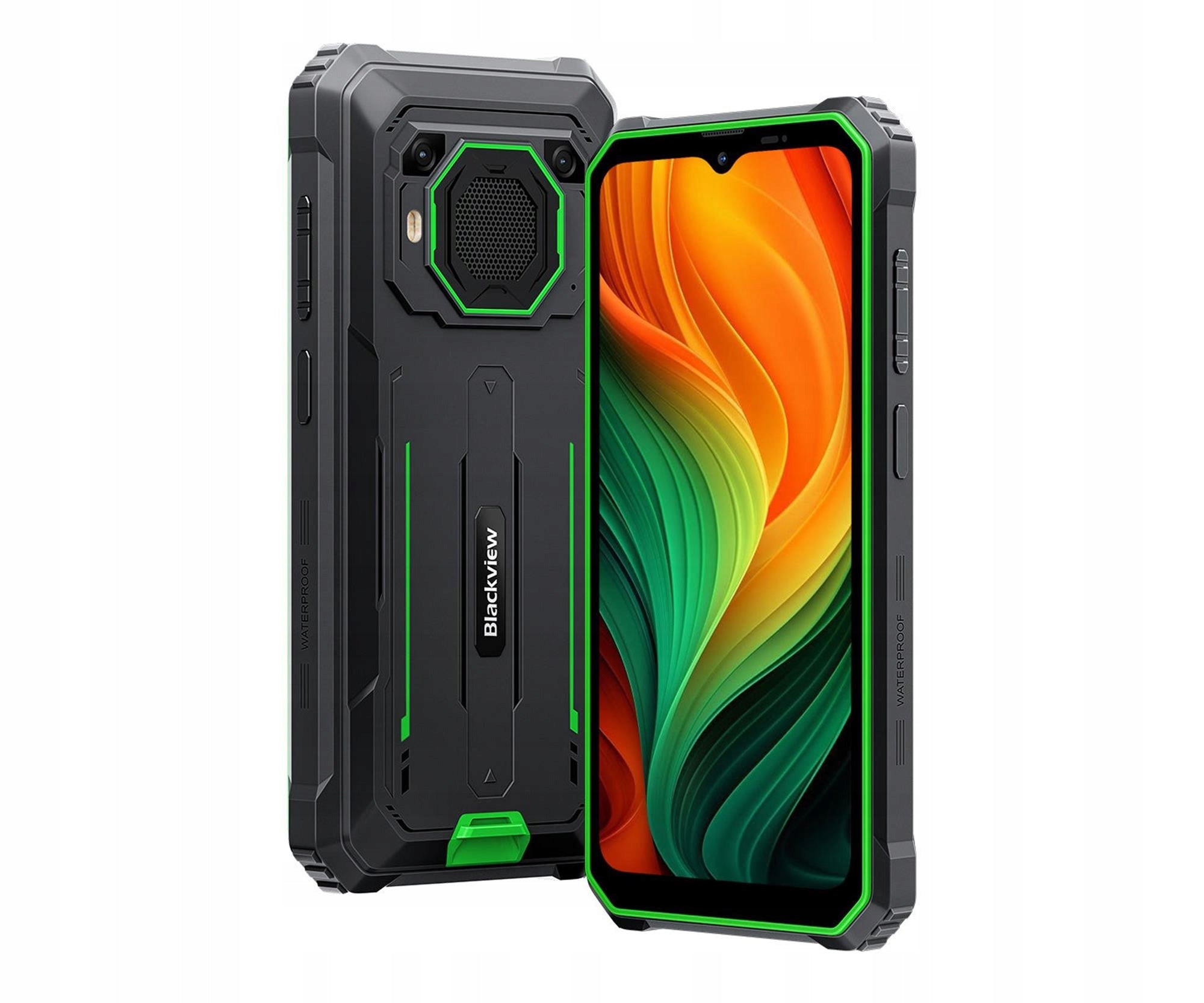 2X Blackview BV6200 Plus, 8+16/256GB, 11000mAh, Green Brand Blackview
