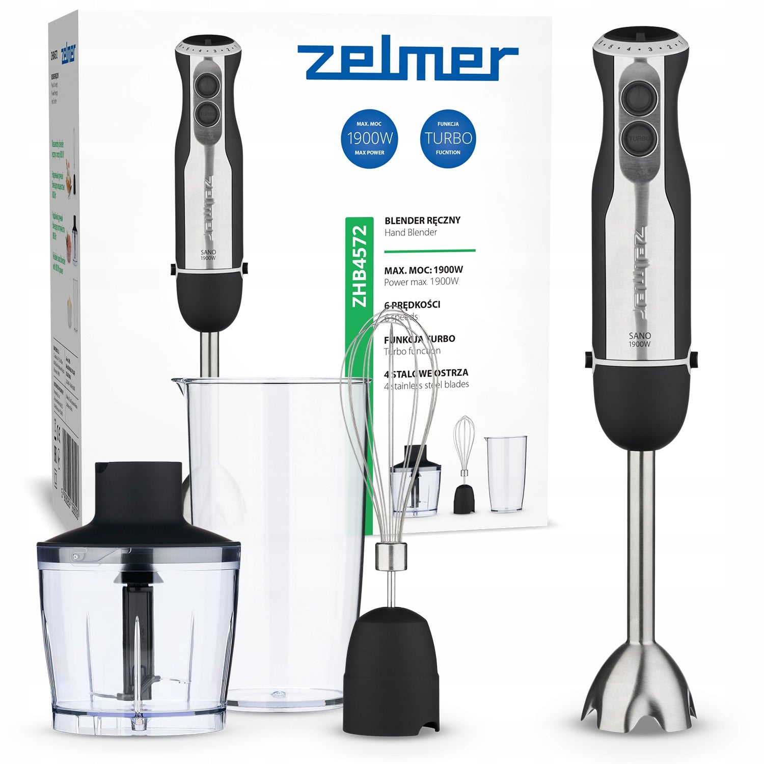 2X Blender Zelmer Sano ZHB4572 1900W black