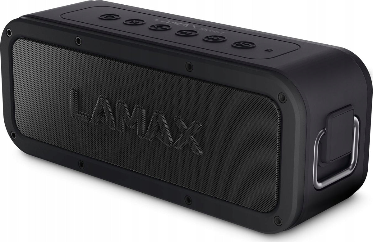 2X Bluetooth Speaker LAMAX Storm1 Black 40W True Wireless Stereo NFC IP67 Brand Lamax