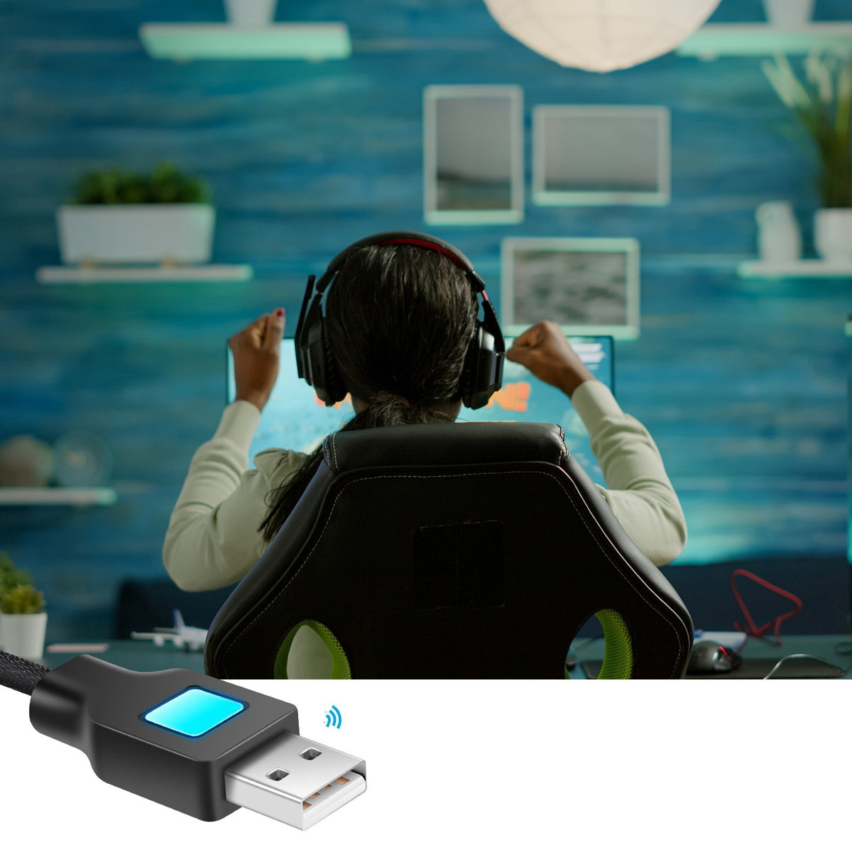 2X Bluetooth Transmitter Charging USB-C Data Transfer Manufacturer code ZF170