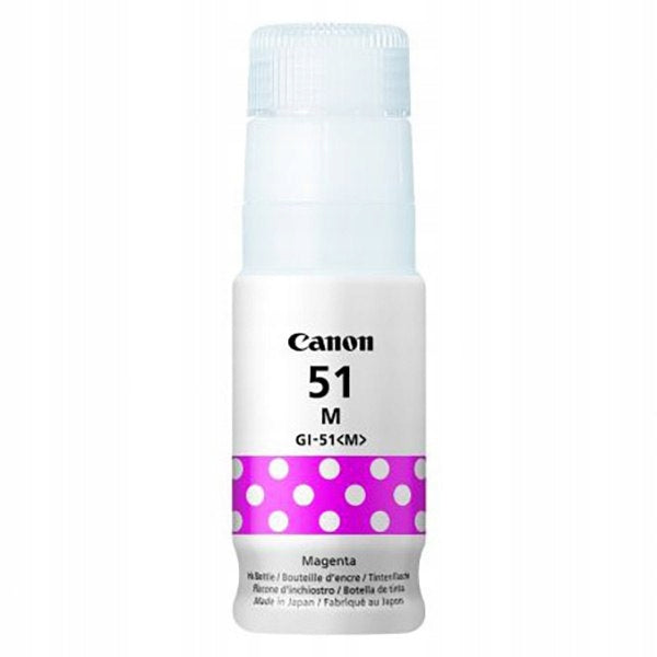 2X CANON GI-51 Magenta ink Color red (magenta)