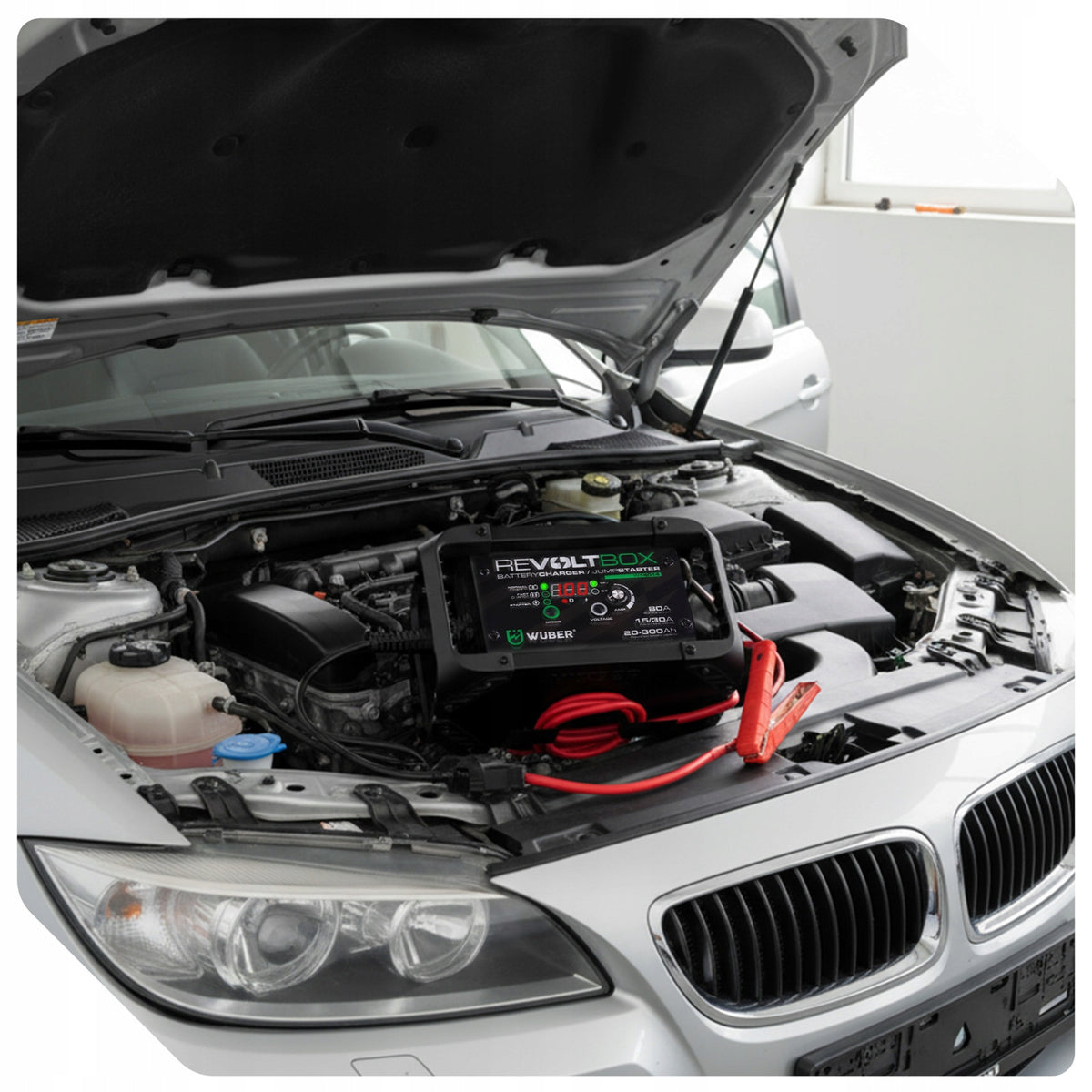 2X CAR BATTERY RECTIFIER AUTOMATIC WITH START 80A BOOSTE Brand Wuber