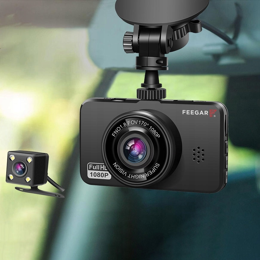 2X CAR CAMERA CAR VIDEO RECORDER Feegar HD Reversing Camera Model Patrol