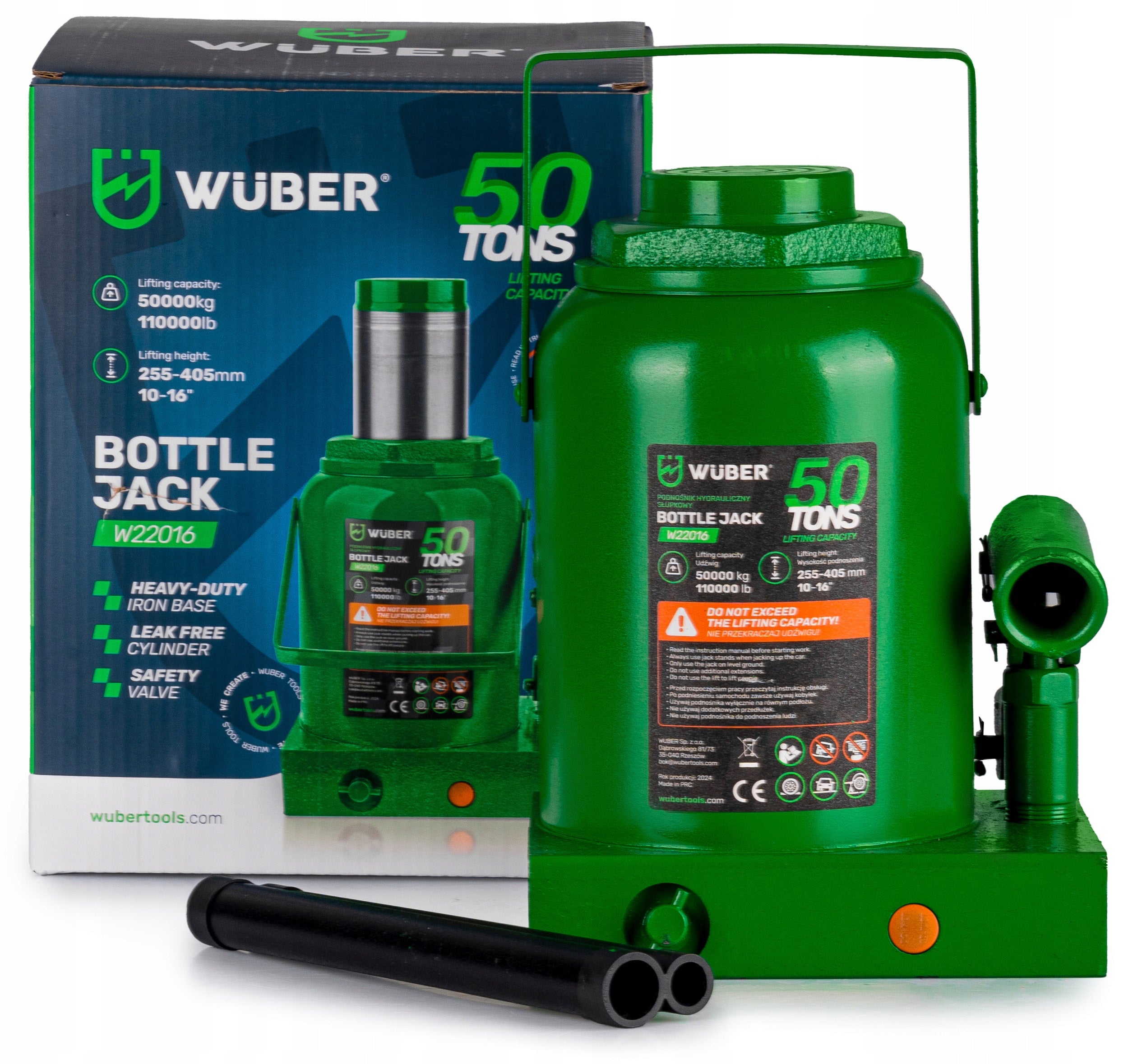 2X CAR LIFT 285-465 MM POST HYDRAULIC JACK VALVE 50 Product weight with unit packaging 17.83 kg