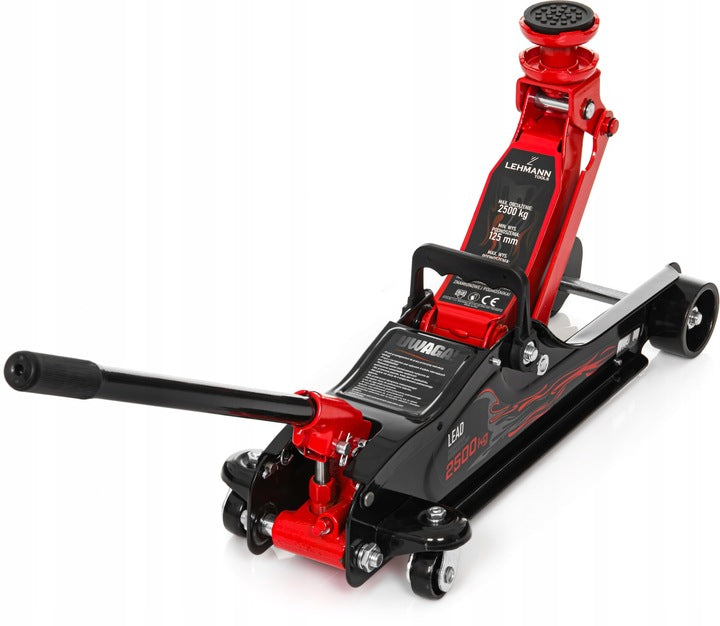 2X CAR LIFT HYDRAULIC FROG 2,5T LOW PROFILE 85-360MM +RUBBERS Brand Lehmann
