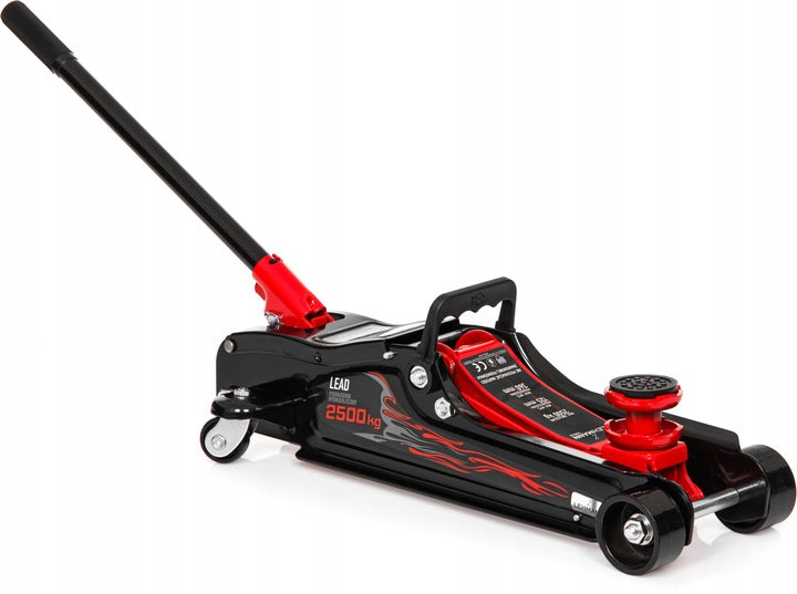 2X CAR LIFT HYDRAULIC FROG 2,5T LOW PROFILE 85-360MM +RUBBERS