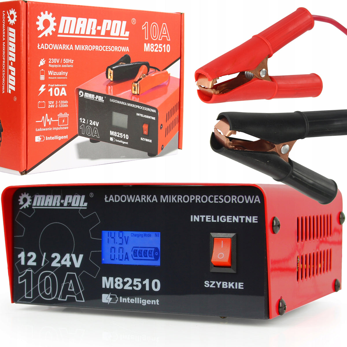 2X CAR MICROPROCESSOR RECTIFIER FOR CHARGING 12/24V BATTERY