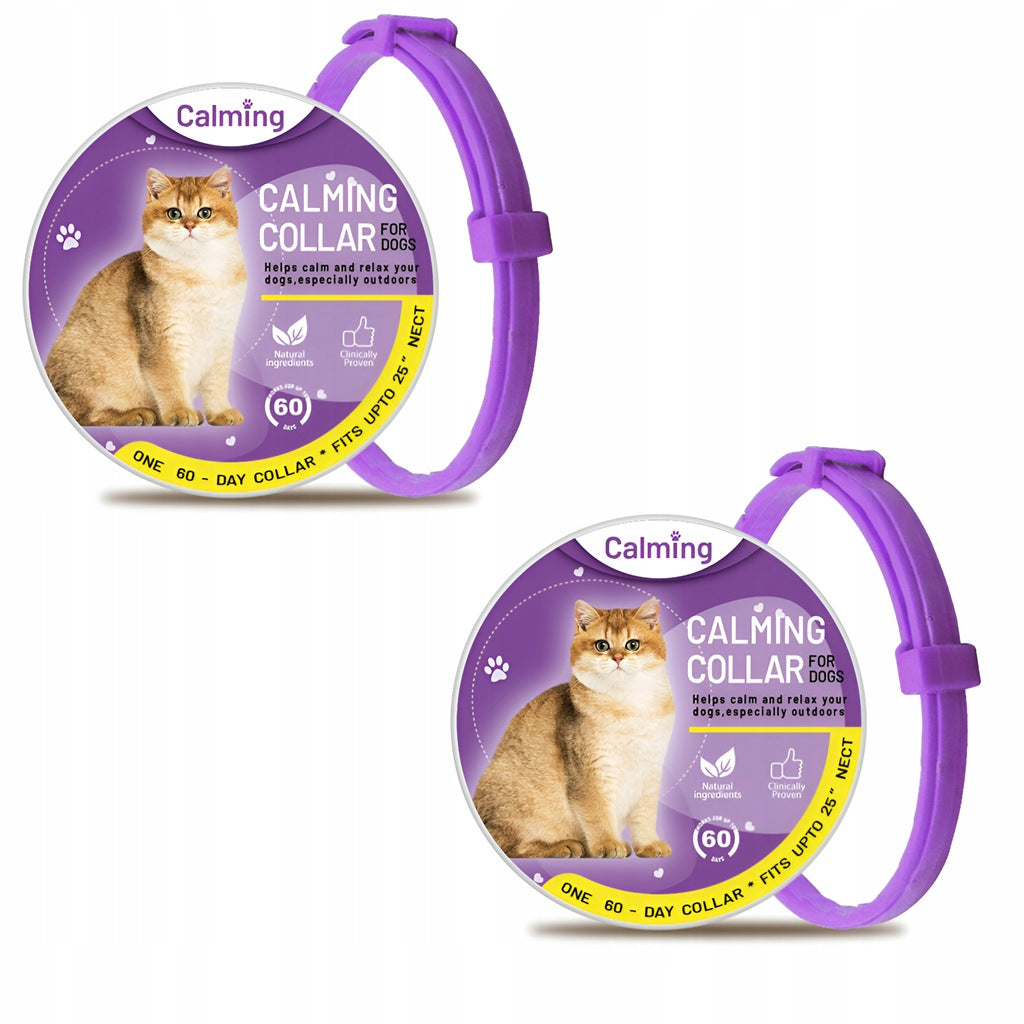 2X CAT COLLAR CALMING PHEROMONE ANTI-STRESS 60 DAYS OF ACTION