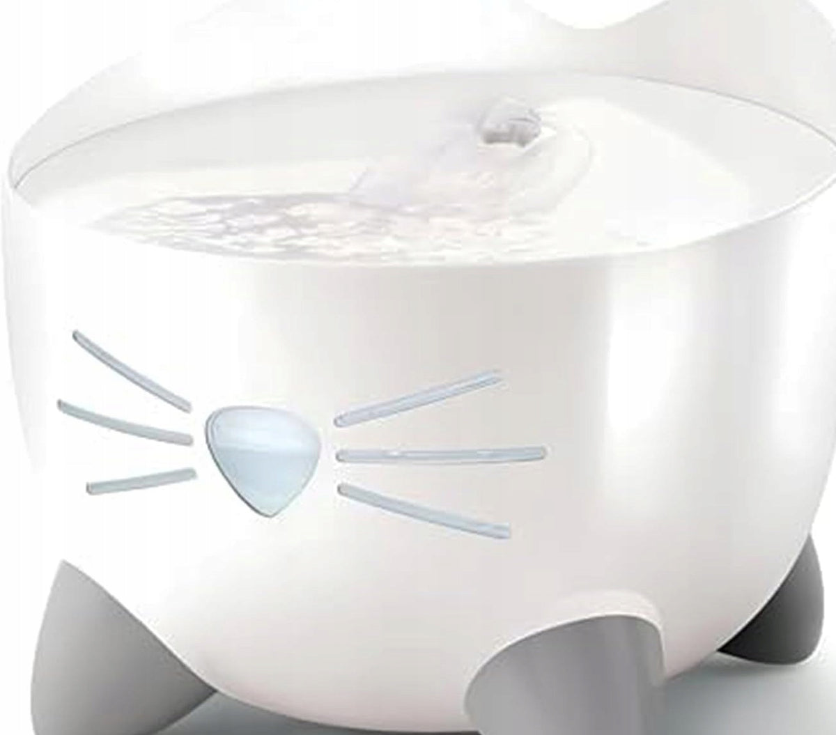 2X CAT WATER FOUNTAIN 2,5L AUTOMATIC DRINKER WHITE