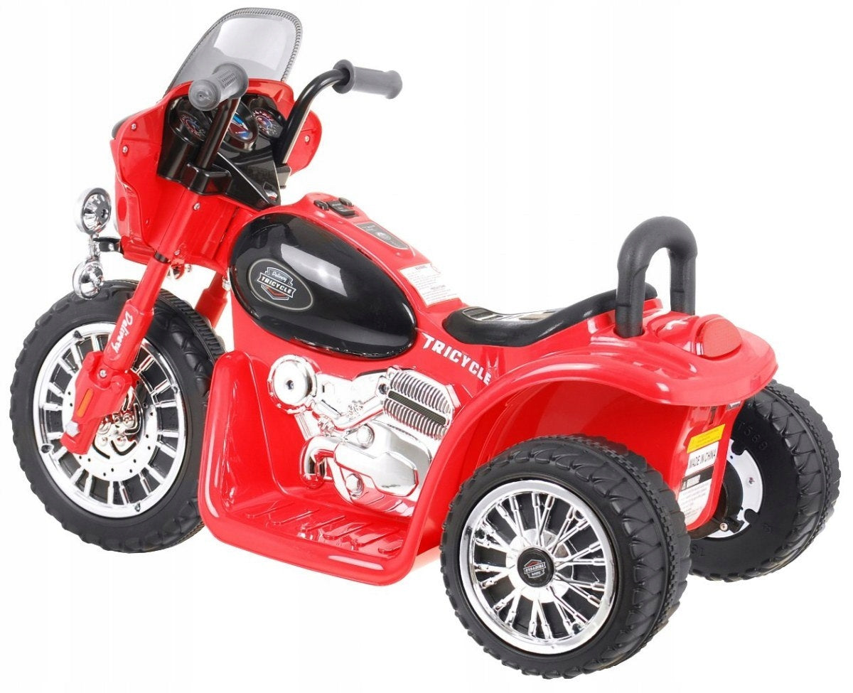2X CHOPPER BATTERY MOTORCYCLE FOR CHILDREN DRIVING License NAME PLATE Maximum speed 4 km/h