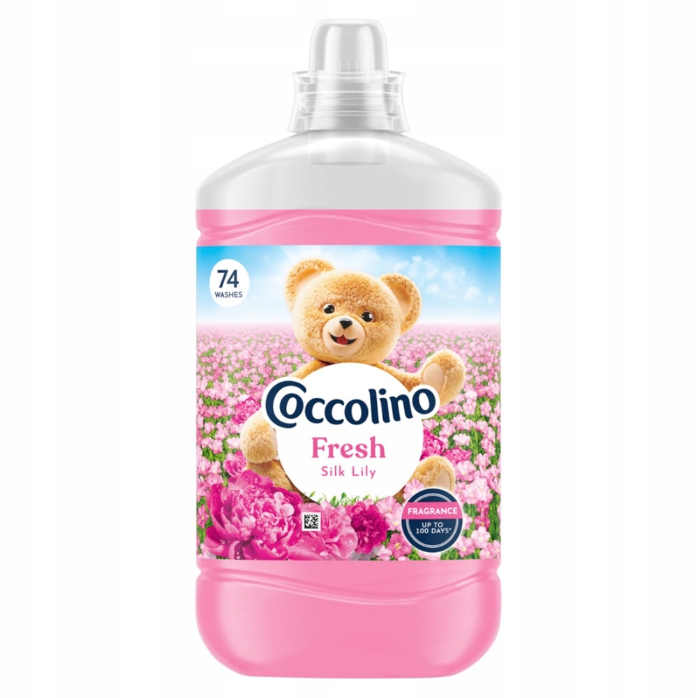 2X COCCOLINO FRESH SILK LILY - FABRIC SOFTENER, 74 WASHES (1702ML) Manufacturer code 8720181930652