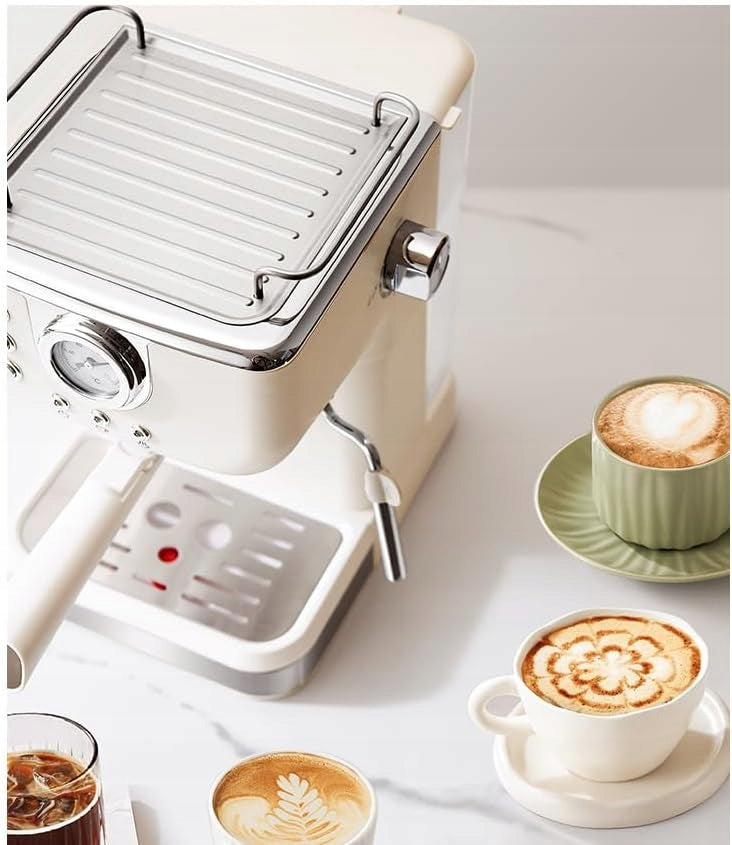 2X COFFEE MAKER WITH CAPPUCCINO LATTE MACCHIATO FUNCTION AND MILK FROTHING Brand no brand