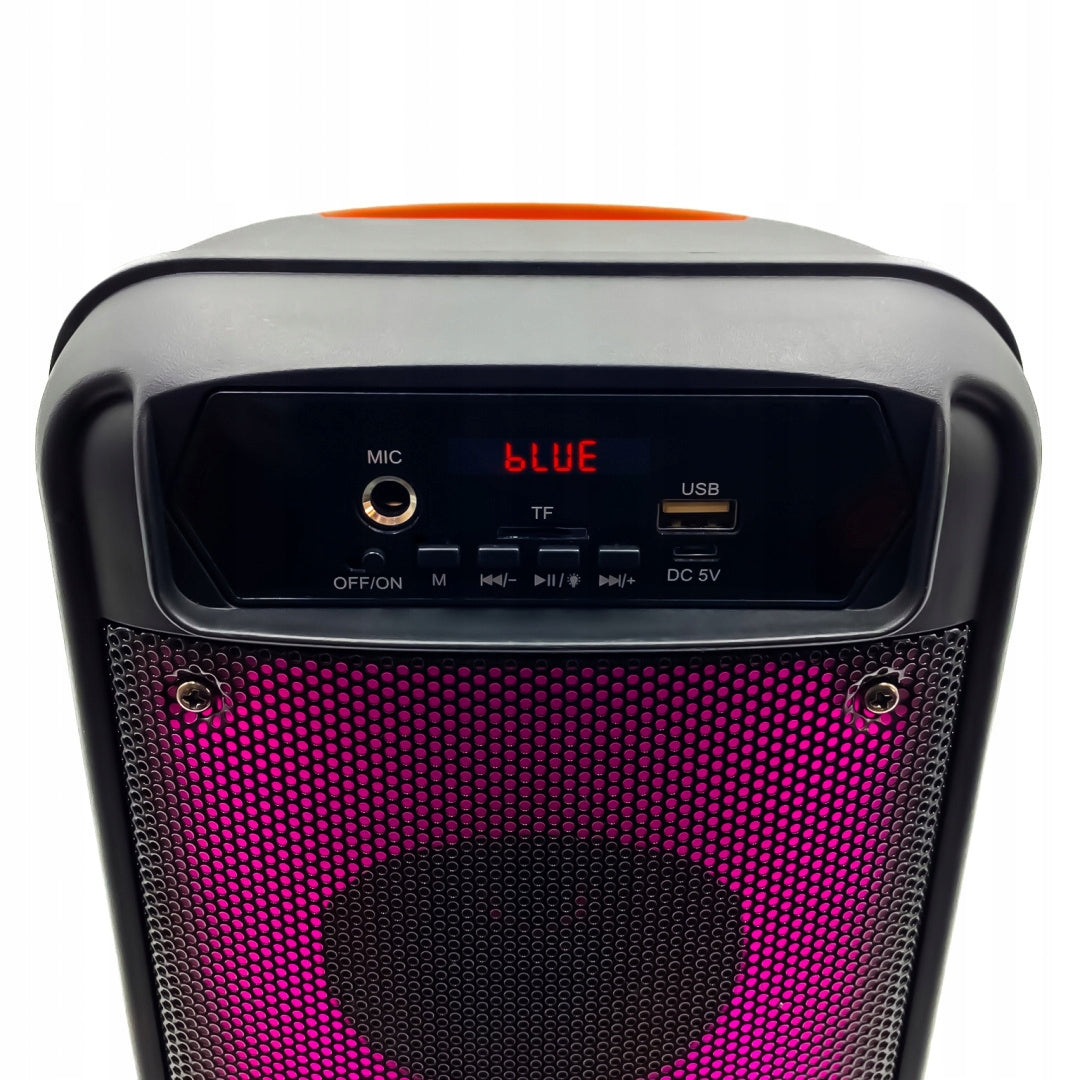 2X COLUMN BLUETOOTH SPEAKER KARAOKE BT FM Brand Media-tech